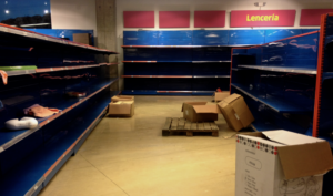 CREATIVE COMMONS The food crisis in Venezuela has left shelves and pantries empty. The crisis can be traced to to the downfall of Hugo Chavez. 
