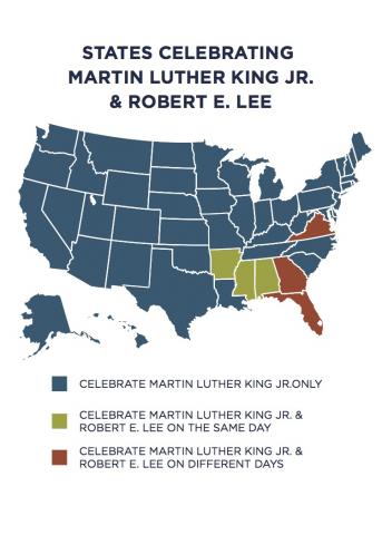 Civil rights hero paired with Confederate general: Legislators refuse to  separate Lee and King holidays — The Threefold Advocate
